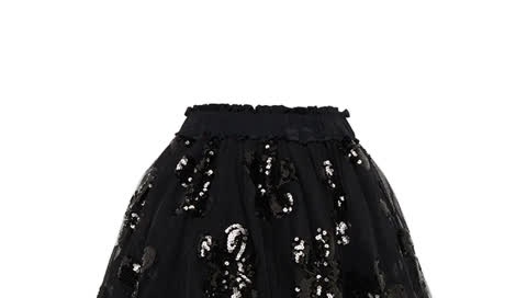 Simone Rocha Sequined Tulle Miniskirt