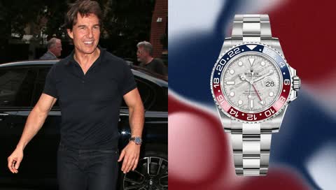 Die ultraluxuriöse Rolex GMT von Tom Cruise ist ein Klassiker unter den Piloten