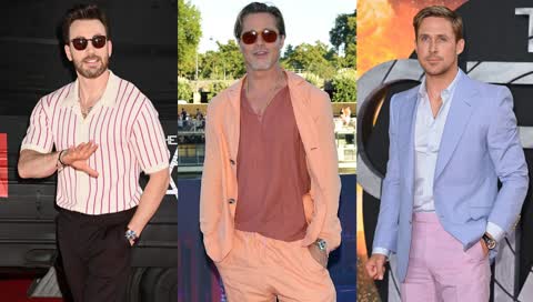 Ryan Gosling und Brad Pitt liefern sich ein Duell um die besten Uhren-Posen