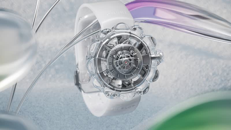 Hublot lanciert transparente Takashi-Murakami-Uhr aus Saphir