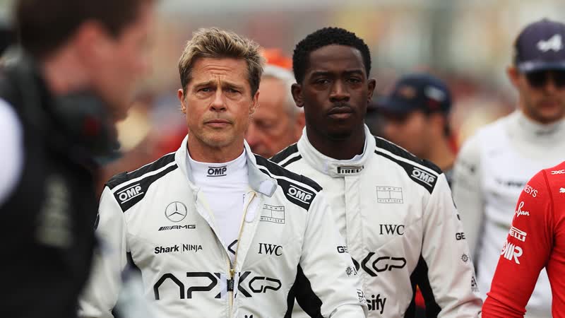 Brad Pitt hat den Formel 1-Stil beim Grand Prix raus - und ist mit seinem Look komplett im Trend