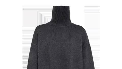 Totême Wool And Cotton Turtleneck Sweater
