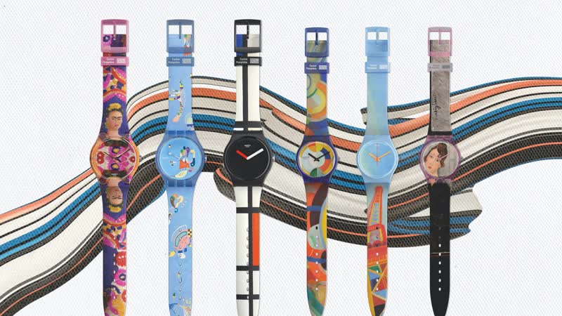 Die neue Swatch-Kollektion bringt das Lieblings-Gemälde ans Handgelenk